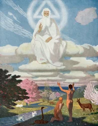 Adam and Eve in Paradise